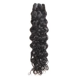 China O cabelo brasileiro do Virgin da cutícula completa empacota a cor preta natural do cabelo fraco da onda fornecedor