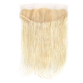 China Orelha do cabelo reto do Virgin do cabelo louro do fechamento do laço da orelha 13x4 à cor natural fornecedor