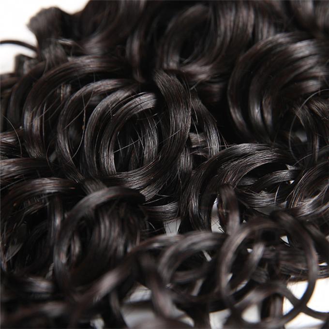 Fechamentos peruanos do cabelo humano com uma parte natural, fechamento do laço do cabelo de Remy