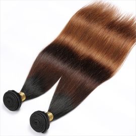 Extensões puras do cabelo humano do Weave 100Gram do cabelo do tom de 100% 3 nenhum produto químico