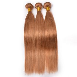 China O material cru do cabelo do cabelo brasileiro reto da cor #30 pode ser ondulado 12&quot; a 26&quot; delicado de seda derramado livre fornecedor
