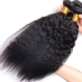O cabelo humano Virgin reto perverso brasileiro/peruano empacota com cor natural