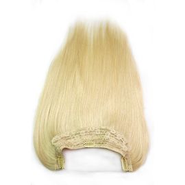 China Cabelo humano do Virgin brasileiro uma aleta do halo da parte na cor loura 120Gram da extensão #613 do cabelo fornecedor