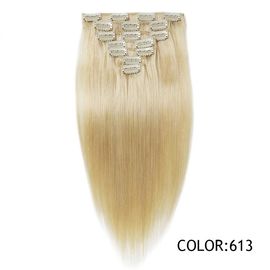 China #613 cabelo humano real das extensões 100 ondulados do cabelo humano do louro 100 fornecedor