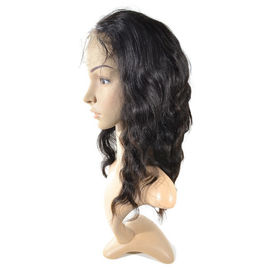As perucas completas encaracolados do laço de Glueless da onda do corpo, atam o cabelo humano das perucas dianteiras
