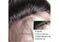 Orelha 13x4 reta do cabelo brasileiro ao fechamento frontal do laço do cabelo da orelha com cabelo dianteiro do bebê fornecedor