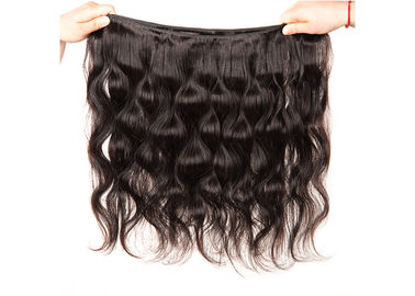 Pacotes do cabelo humano do Virgin da onda do corpo da fábrica de Qingdao, trama brasileira pura do cabelo humano fornecedor