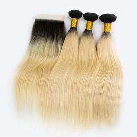 As extensões completas do cabelo humano da cutícula 8A 1b 613 dobram a trama forte tirada fornecedor