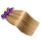Extensão reta colorida do cabelo do Virgin da cor #27 de trama do Weave do cabelo de Ombre do brasileiro fornecedor