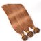 O material cru do cabelo do cabelo brasileiro reto da cor #30 pode ser ondulado 12&quot; a 26&quot; delicado de seda derramado livre fornecedor