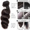O Weave encaracolado do cabelo humano da onda fraca empacota o delicado de seda com as extremidades completas grossas fornecedor