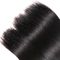 Extensões para breve cabelo do cabelo de Dyeable das mulheres, extensões longas do cabelo preto da dupla camada fornecedor