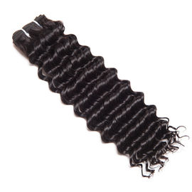 O Weave consideravelmente brandamente profundamente peruano do cabelo empacota a máquina dobro de trama escolhe o cabelo tirado fornecedor