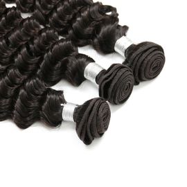 O Weave consideravelmente brandamente profundamente peruano do cabelo empacota a máquina dobro de trama escolhe o cabelo tirado fornecedor