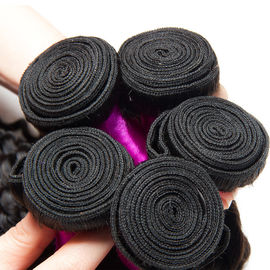 O Weave consideravelmente brandamente profundamente peruano do cabelo empacota a máquina dobro de trama escolhe o cabelo tirado fornecedor