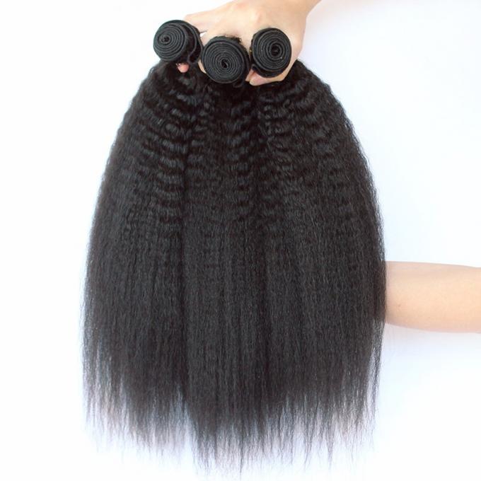O cabelo peruano da categoria do cabelo 9a de Qingdao empacota a textura reta perverso 10" a 30"