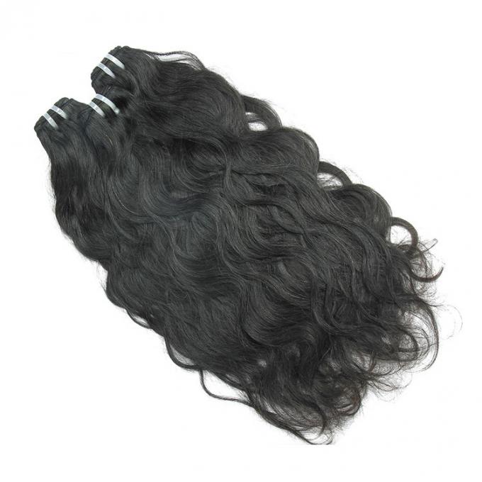 20" cabelo original real da onda de água empacotam o cabelo humano encaracolado peruano da categoria 7a