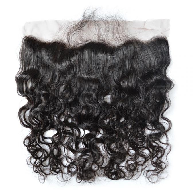 As perucas encaracolados curtos da parte dianteira do laço do cabelo humano, atam o cabelo encaracolado dianteiro 10" a 22" comprimento